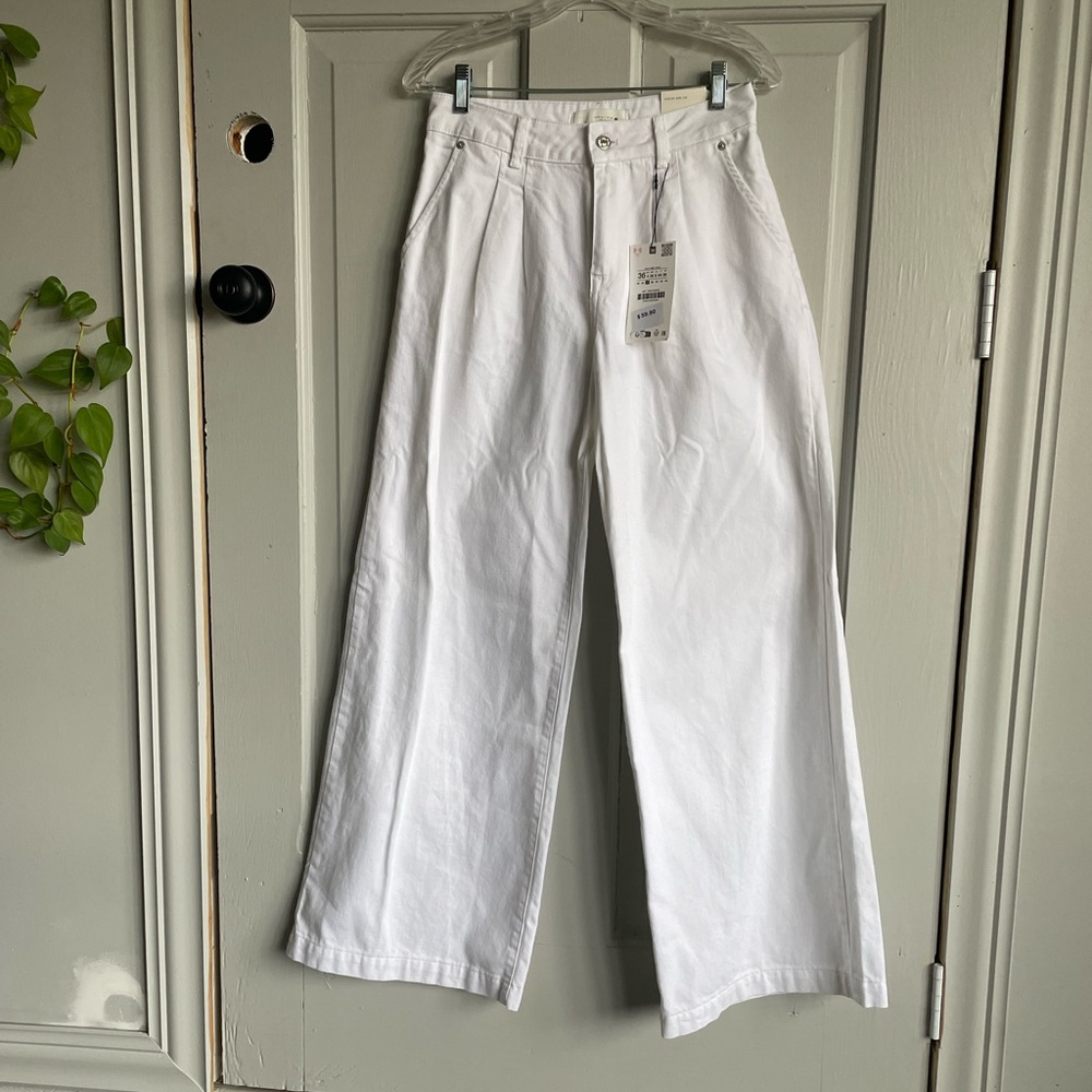 Zara Elegant White Trousers